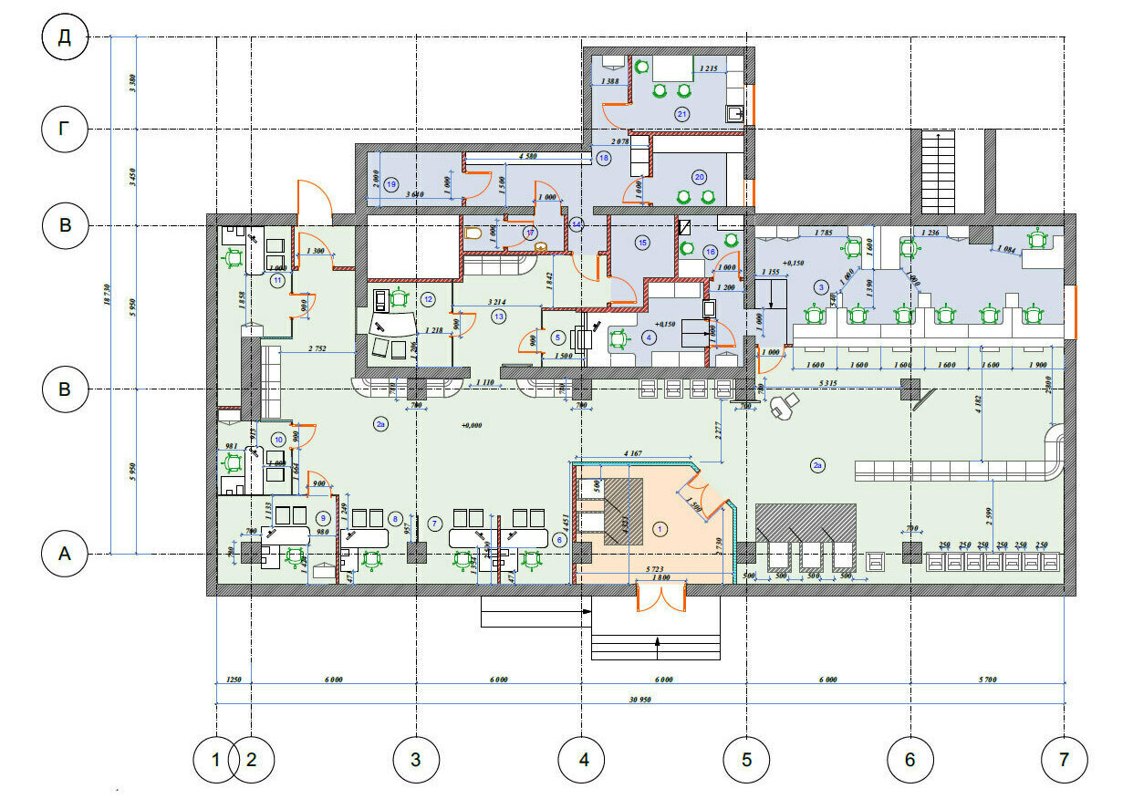 Проект перепланировки и переустройства помещений